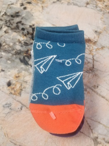 6 Pack TUCKER & TATE Fun Doodle Low Cut Socks 9-2.5 Shoe Sz Nordstrom Baby Kid's - Picture 3 of 4
