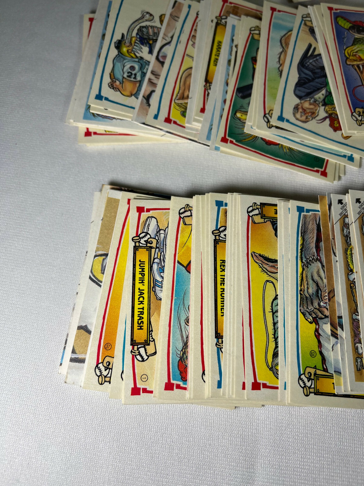 Lot of Leaf AllStar Baseball's Greatest Gross out cards / stickers