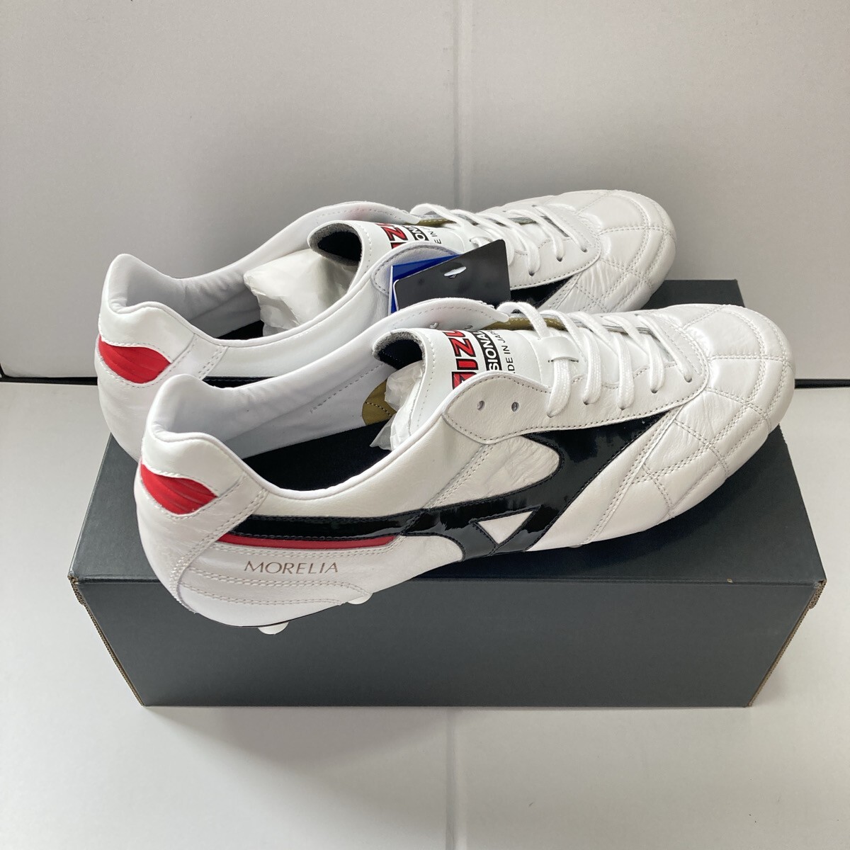 MIZUNO Morelia II JAPAN P1GA2002 09 White Pearl Black 2E