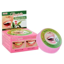 ISME Rasyan Toothpaste Clove Whitening Teeth Thai Herbal Clove Aloe Vera 25g