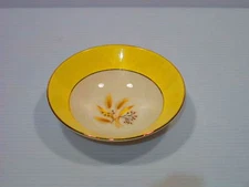 Century Service Co. AUTUMN GOLD Fruit / Dessert Bowl 5.375 in. Yellow Band Wheat