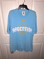Adidas Argentina Blue T-Shirt FIFA World Cup 26 JZ8915 size Large