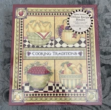 Vintage Deluxe Debbie Mumm Recipe Binder Home Cooking New
