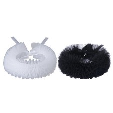 Renaissance Ruffle Collars Ruffle Necklace for Costume Party Stage Performance