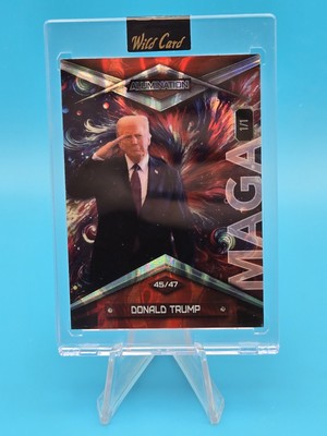 Donald Trump - 2025 Wild Card Alumination 1/1 MAGA GOLD STAR | eBay