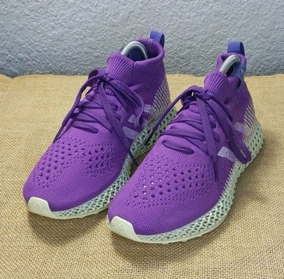 Adidas X Pharrell Williams 4D Runner 'Active Purple' Men's Sneakers Sz 6M/7.5W