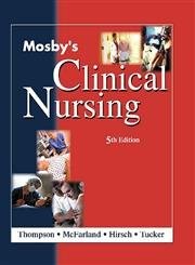Mosby's Clinical Nursing, 5th Edition - Thompson RN DRPH, June M.|Thompson, ...
