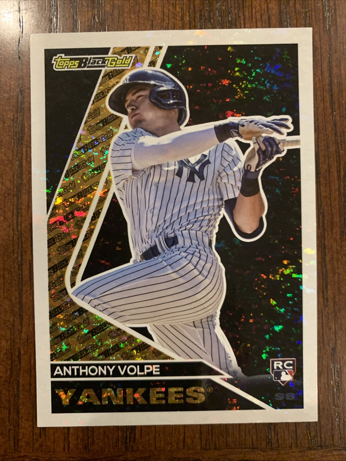 2023 Topps Update Topps Black Gold Anthony Volpe #BG-10 Rookie RC