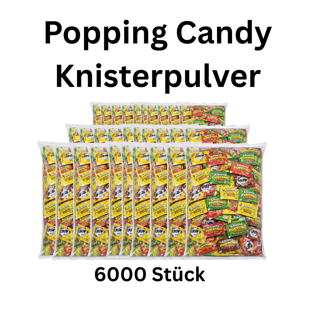 6000x Popping Candy Knisterpulver Brause Großpackung Mega Pack