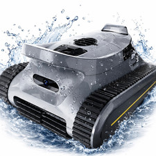 SAT 30 Robotic Pool Cleaner Automatic Cleaning Pool for Floor/Wall/Waterline