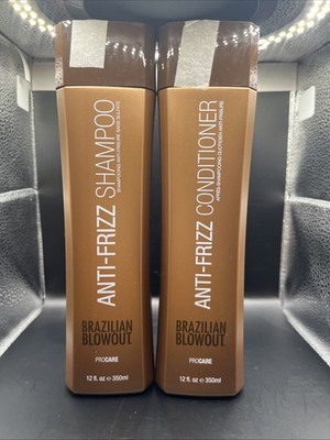 Brazilian Blowout Procare Antifrizz Shampoo & Conditioner 12oz DUO - NEW