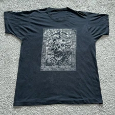 Vintage 80s 1989 Gore Shriek Magazine Horror Cult Chas Balun Promo Tshirt Sz L