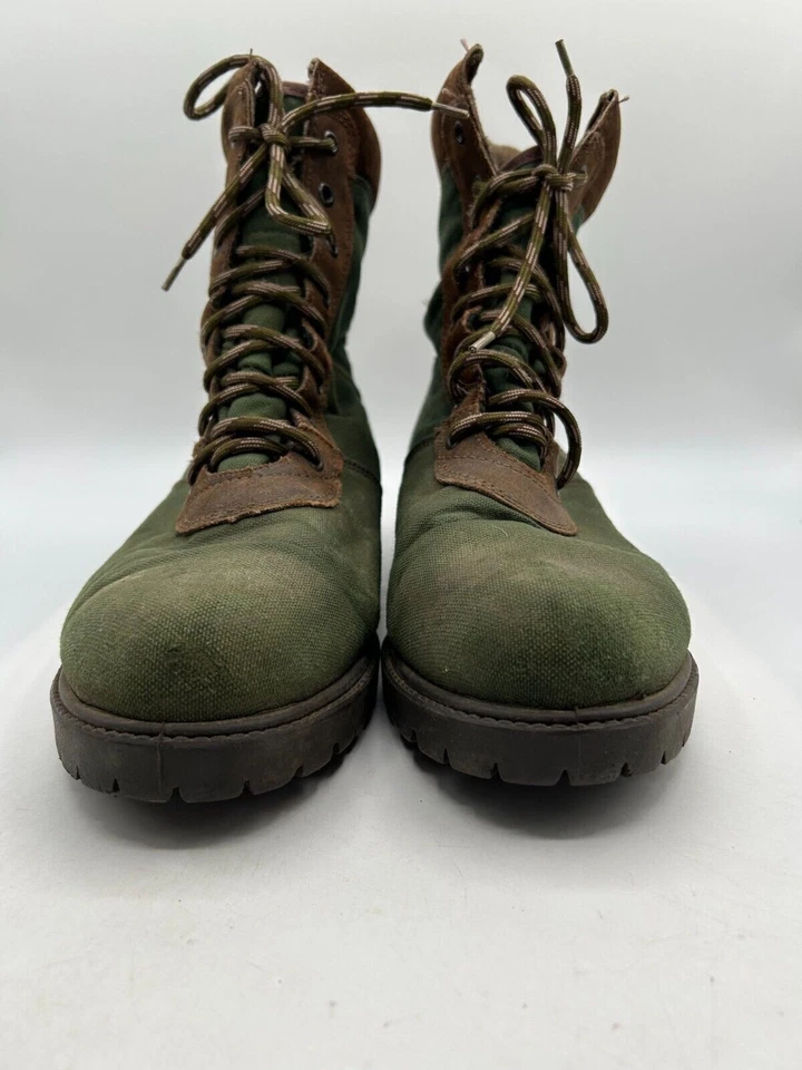 Bota de Trabajo Rocky Gore-Tex Para Hombre Talla 11 Cuero Verde Impermeable Puntera de Acero Con Cordones Foto 3 de 4