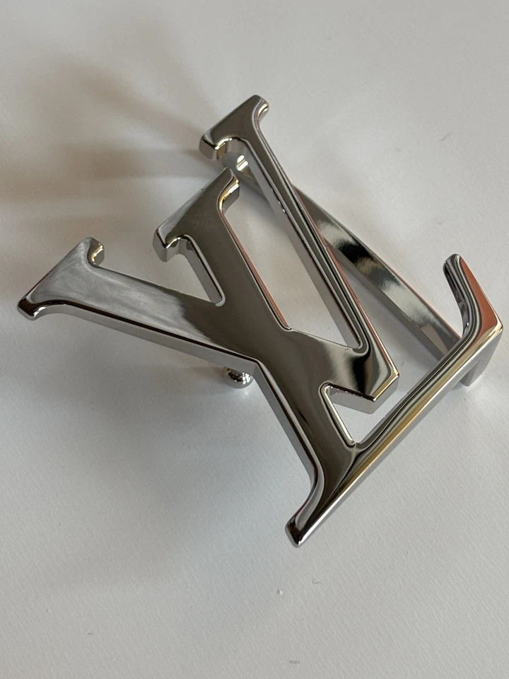 Fibbia Louis Vuitton Argento Belt Buckle - Immagine 3 di 4