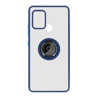 Hybrid HandyhüLle Mit Ring-Halterung FüR Galaxy A21S – Blau