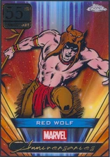 Topps Chrome Marvel 2025 | Anniversaries Red Wolf | MA-6