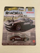 Hot Wheels 2023 MotorTrend Roadkill Custom 1971 '71 DATSUN 240Z ROTSUN HKC37