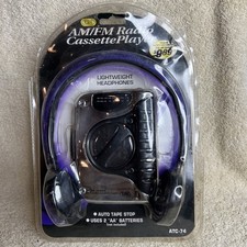 Tozai Vintage Personal AM FM Cassette Player ATC-74 New Sealed Walkman Type 