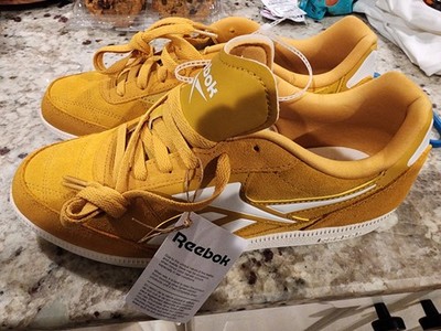Reebok Classic AZ Suede Leather Yellow Mustard Shoes Men's size 10.5 NWT