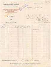 1928 ETS LABINAL A SAINT OUEN - M. EMARD A POITIERS