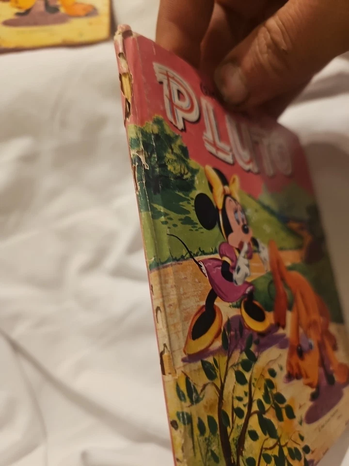 1957 Walt Disney's Pluto By Revena Tell-A-Tale Books Whitman 2509 Good Condition Foto 3 de 4