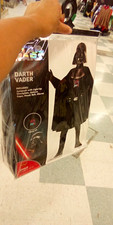 Star Wars Darth Vader Light Up Black Polyester Costume Complete Outfit Size lg