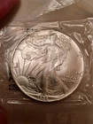 UNC-63 Unopened Silver American Eagle 1986 1 oz Silver Coin .999