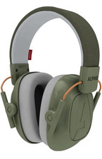 Alpine Muffy Kids Hearing Protection Earmuffs   Army Green   25  dB Noise Reducti