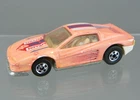 Vintage 1989 Hot Wheels Diecast Color Racers Pink Salmon Tan Ferrari Testarossa