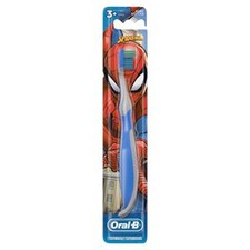 Oral-B Crest Kid's 3 Toothbrush, Spiderman graphics, 6/box. Compact, soft