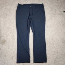 Duluth Trading Company Men's Polyester Blend Stretch Pants Blue Mens Size 40x32