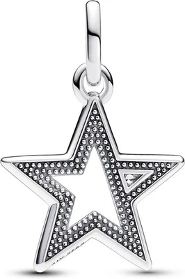 Pandora ME Funkelnder Stern Medaillon-Charm 793032C01 Anhänger - Bild 1 von 3