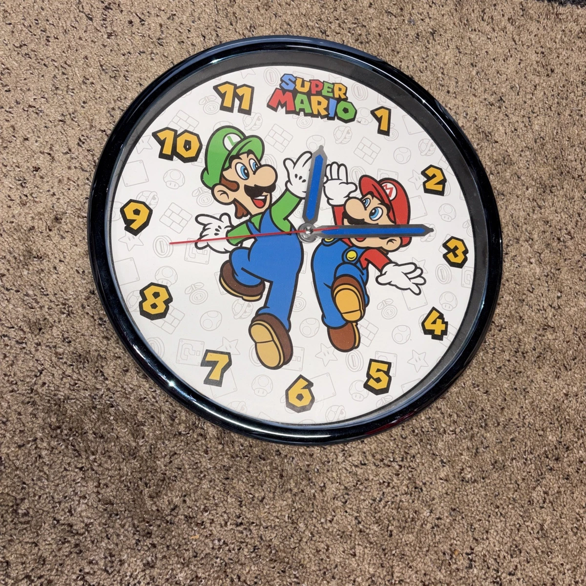 スーパーマリオ 壁掛け時計の通販 KOG GOODS/MARIO CLOCK/木製壁掛け