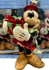 Jim Shore DISNEY TRADITIONS CHRISTMAS HOLIDAY MINNIE MOUSE HAND PAINTED STATUE