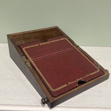 Vintage Remy Martin Cognac Wooden Writing Slope Cigar Box