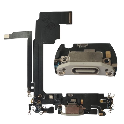 ORG Original USB-Ladeanschluss für iPhone 15 Pro Max (weiß)