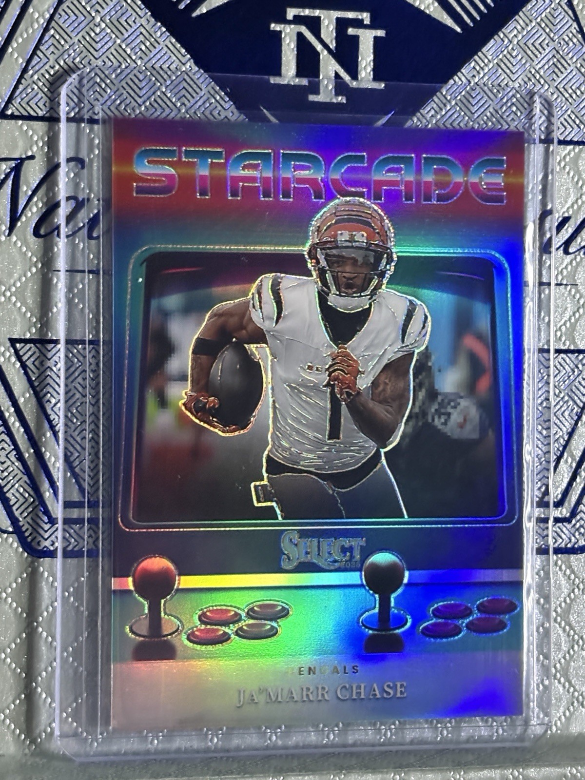 2025 Panini Select Ja'Marr Chase Starcade Silver Prizm SSP CASE HIT!!