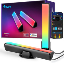 Smart LED Light Bars, Work with Alexa and Google Assistant, RGBICWW Wifi TV Back