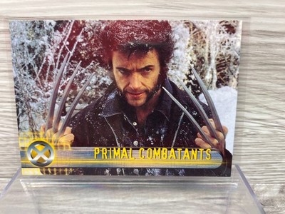 X-Men Movie 2000 Topps Wolverine #23 PRIMAL COMBATANTS