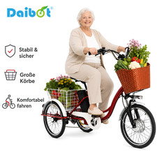 Elektro 3-Rad Trike 350W 20" 12Ah Lithium Korb Senioren Erwachsene Neu …