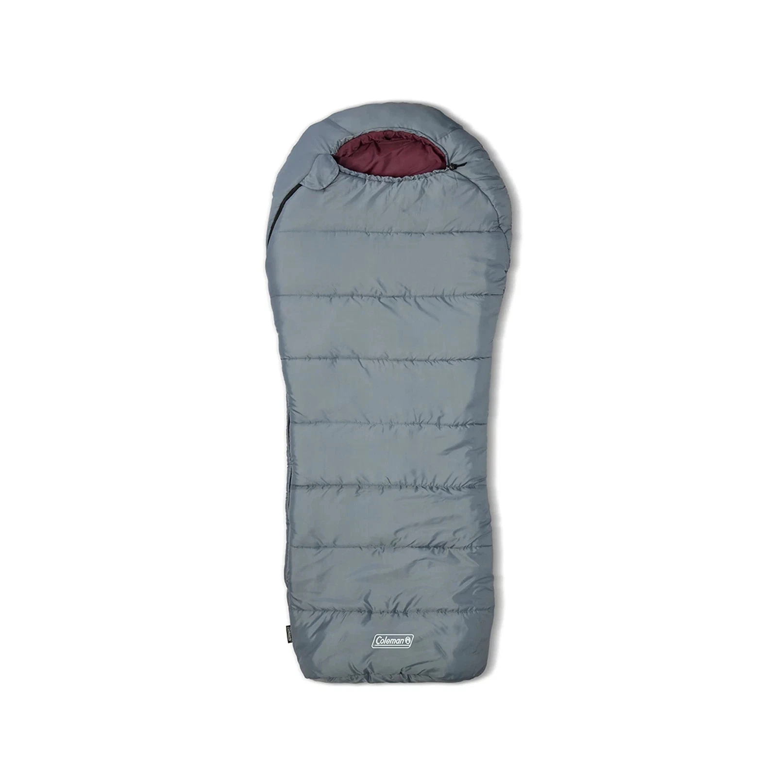 Sleeping Bag Coleman Tidelands Mummy Cool-Weather 50°F Camping Adult up to 6'5"