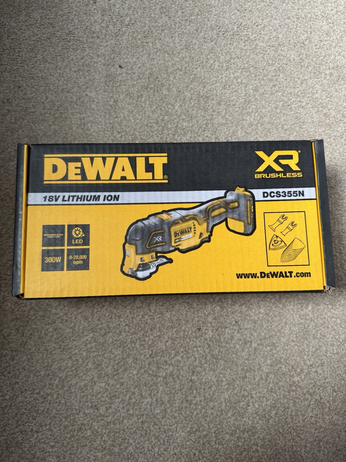 DEWALT XR Brushless 18V Li-Ion Oscillating Multi Tool DCS355N Body Only 3