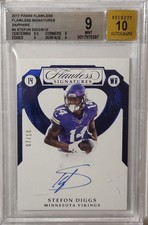 2017 Flawless Signatures Stefon Diggs #FS-SD Sapphire AUTO /10 Vikings Patriots