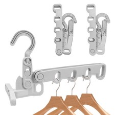 3Pcs Folding Clothes Drying Rack Clothing, Clothes Drying Rack Foldable Hange...