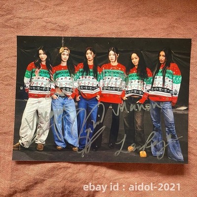 KATSEYE Autographed Signed Photo POP Collection Collectibles 5*7