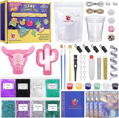 57PCS Car Freshies Supplies Starter Kit DIY Freshie Making Kit with Unscented