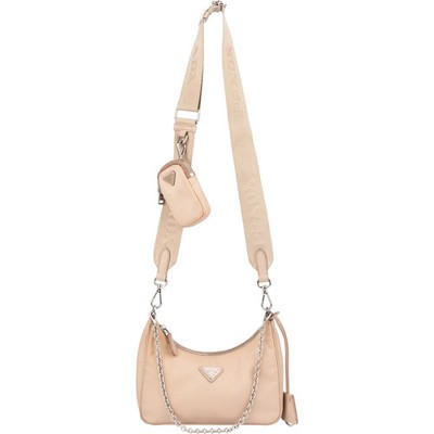 Prada Nylon Triangle Re-Edition Crossbody Bag Tasche