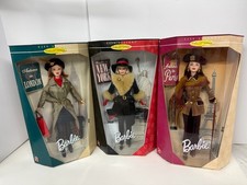 1990s Spring Autumn Winter London Paris New York Barbie Lot City Seasons NRFB