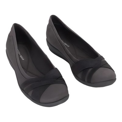 Easy Spirit Acasia3 Women's Slip-On Flats Dark Brown Size 8 Wide