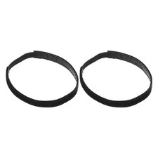 1 Pair Suede Black High Heels Shoe Straps Detachable Elastic Heel Strap